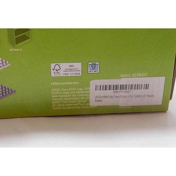 Lego Duplo My Town Pizzeria 10834 Sealed Original Package Toddlers 57 Pieces - Picture 9 of 11